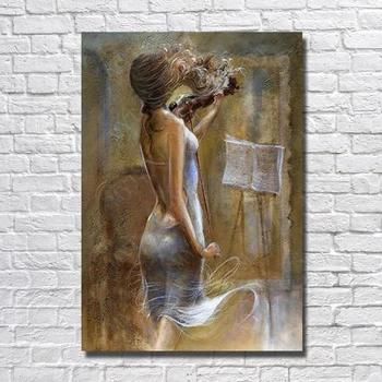 

Abstract Painting Beautiful Lady Figure Wall Art Modern Home Decoration Hand Painted Oil Painting on Canvas No Framed
