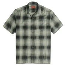 Размер США, рубашки, шелковые рубашки с коротким рукавом, клетчатая рубашка, Мужская Повседневная летняя рубашка с отложным воротником, подходит для веса 95-110 кг размера плюс