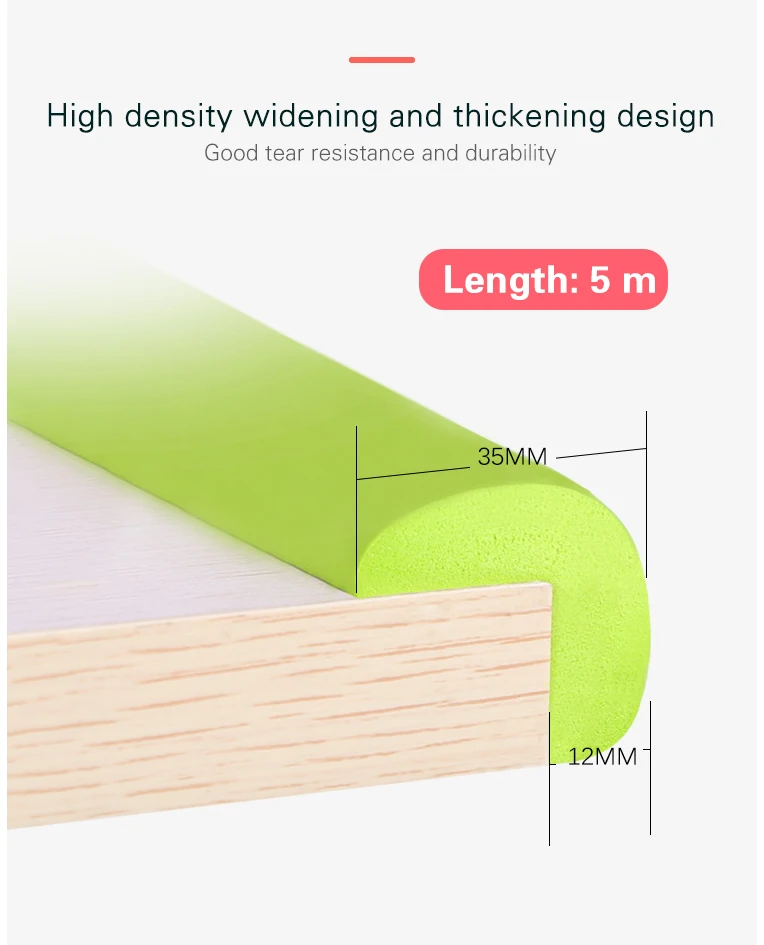 Medoboo 2 м для маленьких детей Защитный протектор для защиты ребенка полосы ленты Таблица уголки для мебели угол утолщаются охрана от детей