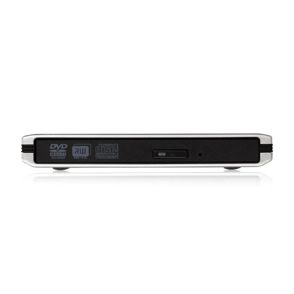 Ultra Slim External USB 3.0 High Speed CD-RW DVD-RW Super Drive Player Writer Burner for Apple MacBook Air, PC Laptop