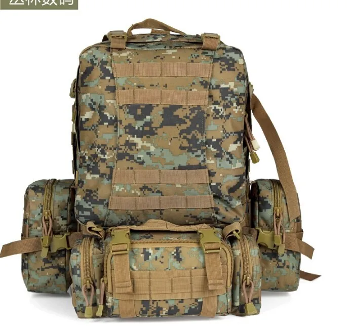 Тактика рюкзак 50л Молл рюкзак тактика армейская сумка рюкзаки водонепроницаемый 800D большой емкости Тактический штурмовой военный рюкзак