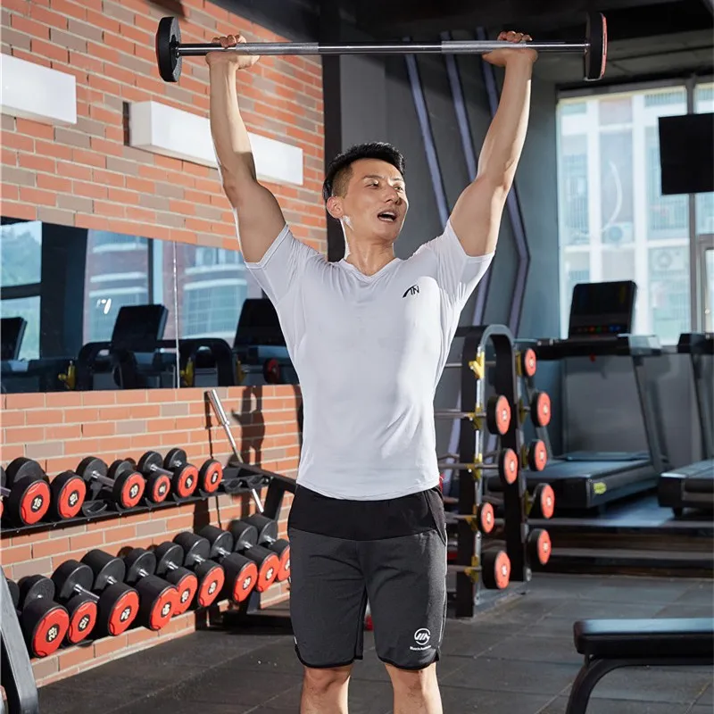 Кроссовки Для мужчин дышащая быстросохнущая подходят спортивные Training футболка