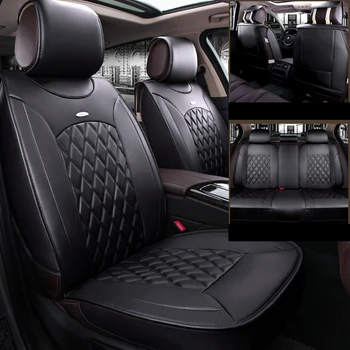 

PU leather Full Car Seat Cover for Chrysler Ypsilon 200 300C Delta PT Cruiser Chevrolet Beat Lova Malibu XL Code Car accessories