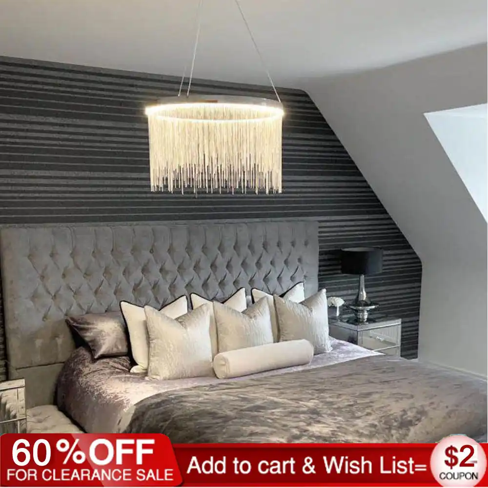 led moderne hängen schnur kreis anhänger licht indoor hause lampen  schlafzimmer zimmer beleuchtung quaste pingente candelabro hanglamp glanz