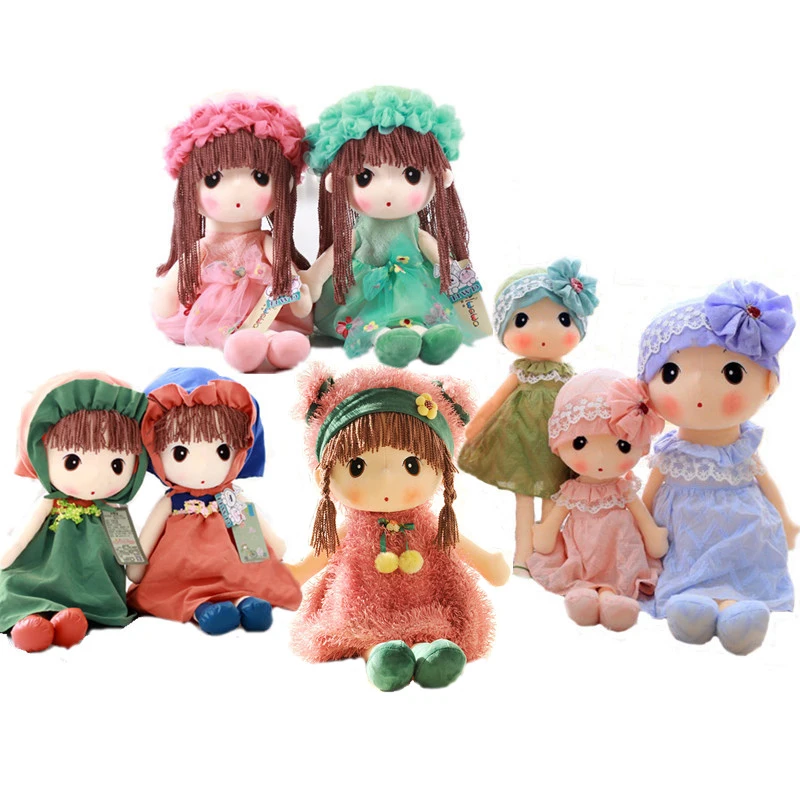 

Doll Stuffed Toys Plush Girls Accompany Sleep Soft Baby Kids Toys for Girls Children Boys Birthday Gift Kawaii Hot Doll Toy