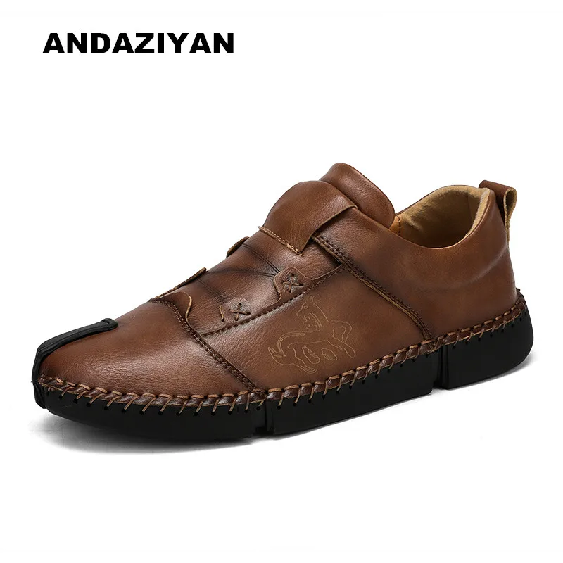 

Cross-border large size men shoes summer and autumn low to help shoes men's hand-stitched fashion casual shoes men