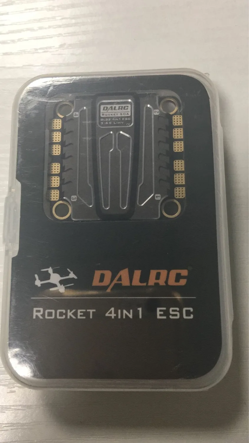 

DALRC Rocket 50A 4 in 1 ESC 3S-6S Blheli_32 ESC Support Dshot1200 Multishot Brushless ESC 37.5x37.5mm for FPV Racing