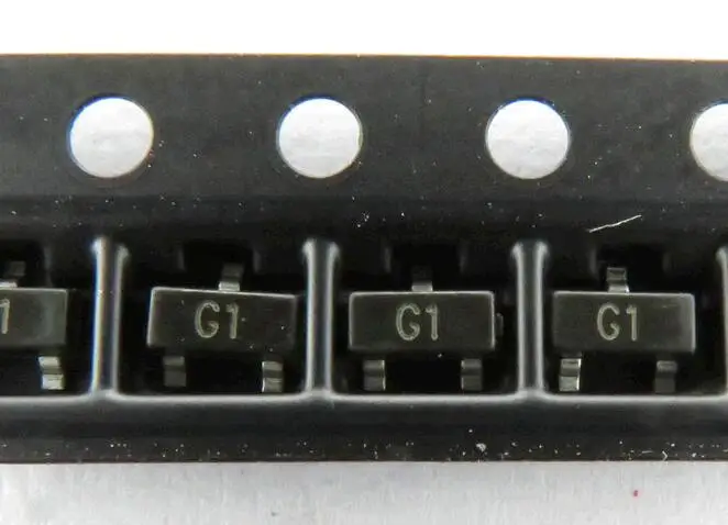 100 шт. SMD транзистор MMBT5551 2N5551 G1 0.6A/180V NPN SOT23 | Электронные компоненты и