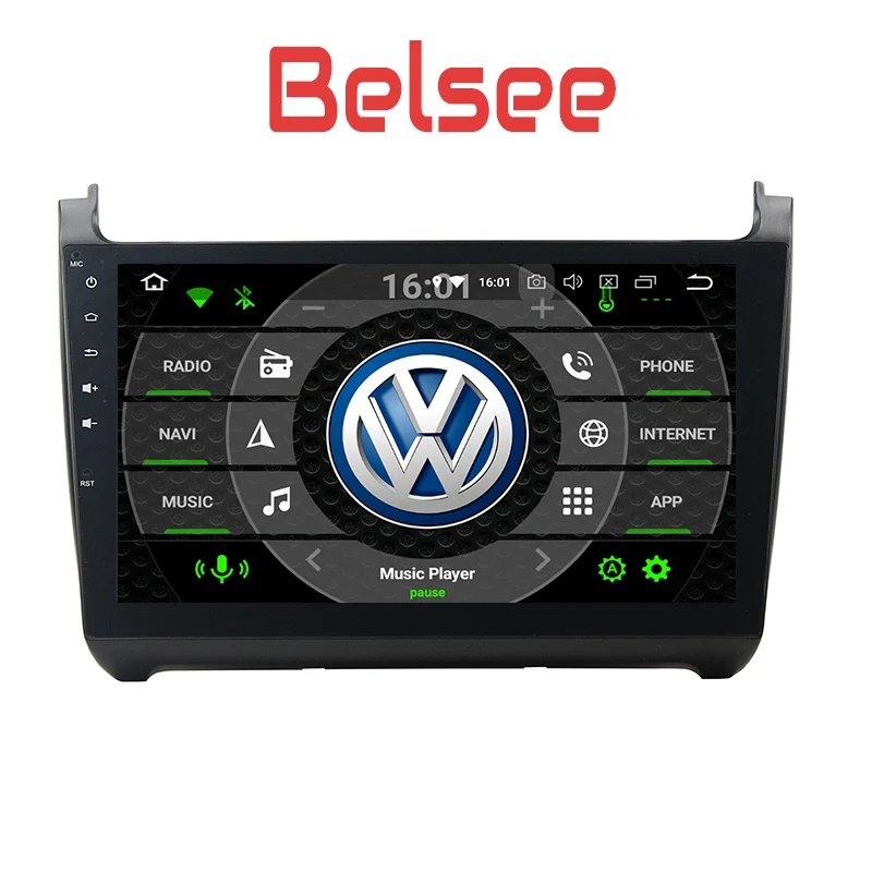 Belsee forVW для Volkswagen Polo 2012 2013 2014 2015 2016 Android 8 0 Авто головное устройство стерео радио 2 Din