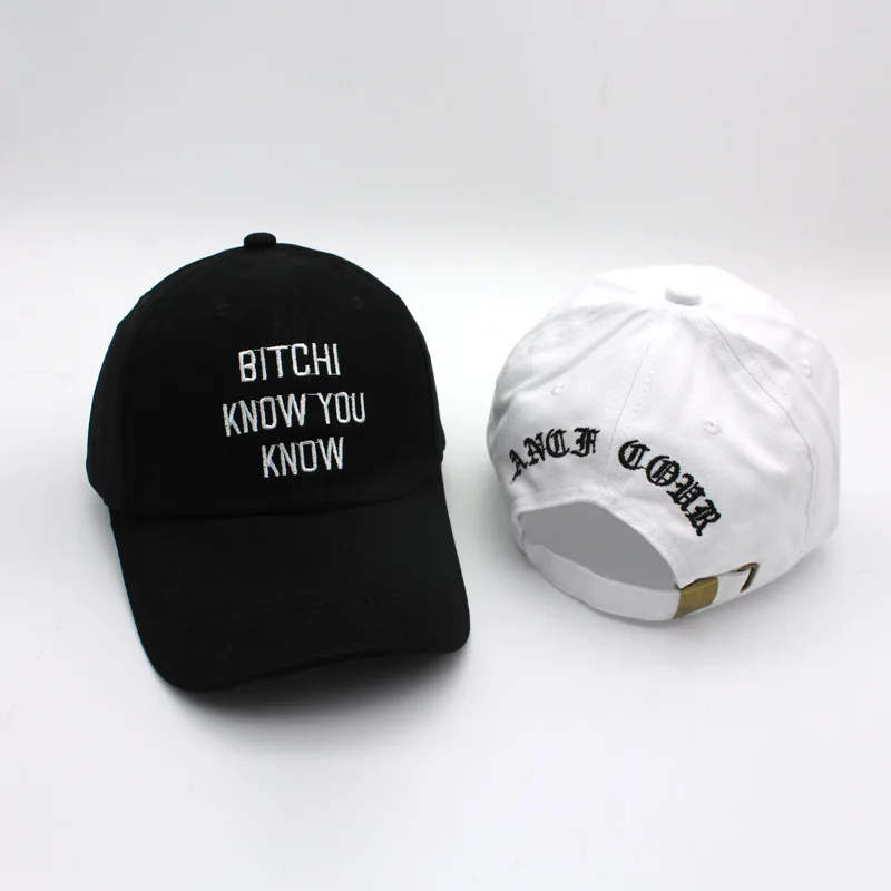 

Funny Hat I know you know letter Dad Hat Casual Baseball Cap Hip Hop Women Men Strapback Trucker Hat Bob