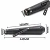 Universal 39-46mm Motorcycle Muffler Exhaust Retro Vertical Back Pressure Case For Harley GY6 CBR CBR125 CBR250