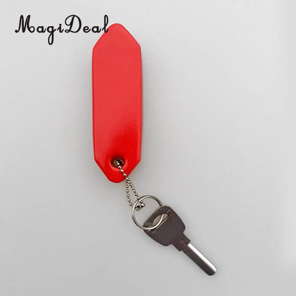 MagiDeal Foam Floating Keychain Key Floats Water Buoyant Key Ring W/ Stainless Ball Chain for Marine Kayak Boat Fishing Sailing