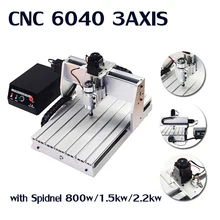 CNC 800 Вт/1.5кВт/2.2квт 6040 MACH3 станок с ЧПУ 3 оси гравер гравировальный станок Поддержка USB PCB фрезерный станок