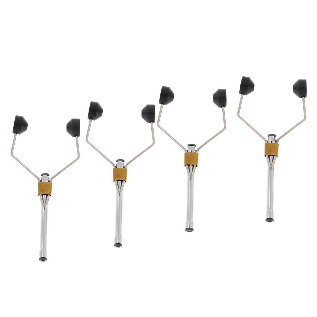4pcs 8cm Durable Fly Tying Tools Ceramic Fly Tying Materials Bobbins Thread Holder Fly Tying Tools Materials Black