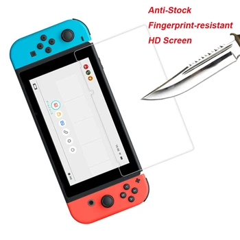 

Bevigac Premium Tempered Glass Protective Guard Film Screen Protector for Nintend Switch Joy-Con NS NX Console Controller