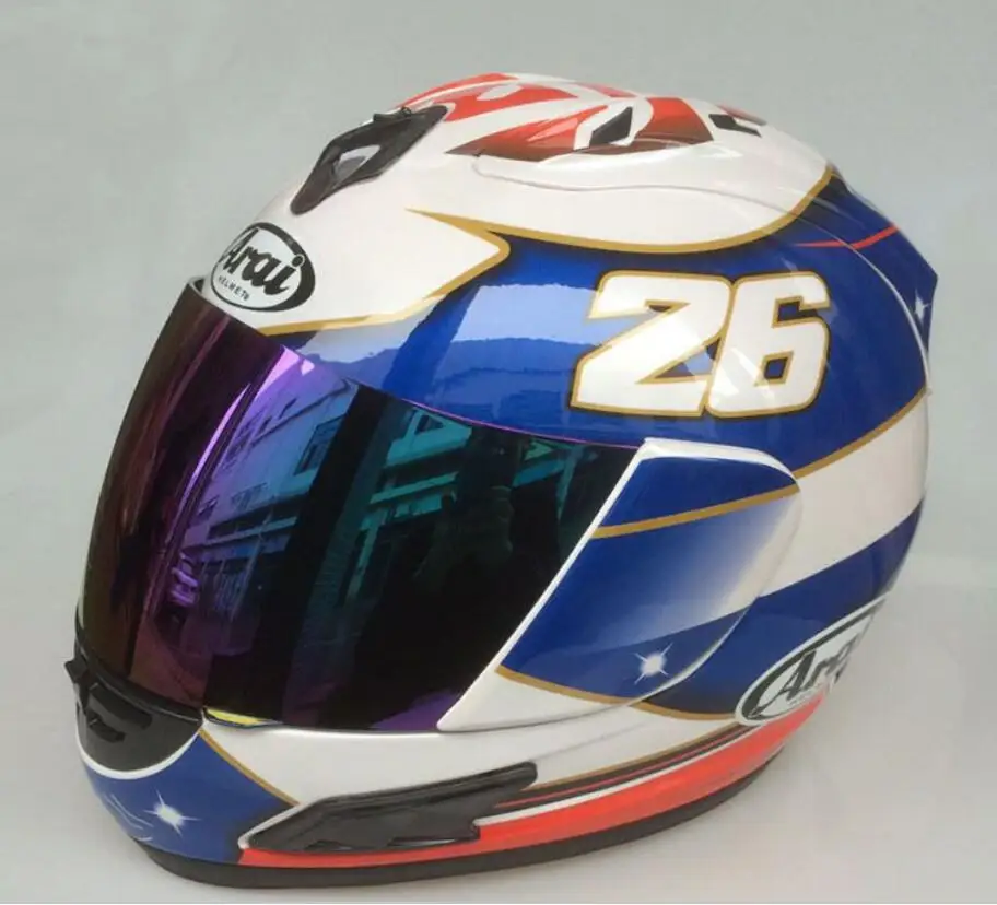 ARAI RX-7 высокого качества Полный шлем мотоцикла. Ветрозащитный Теплый гоночный шлем, Capacete