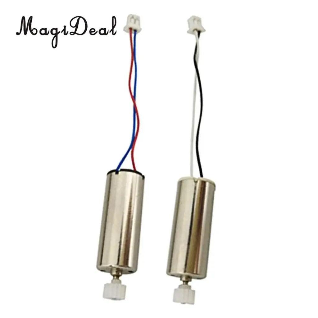 MagiDeal Good Quality 2Pcs Metal CW CCW Copper Teeth Motor Electrical Machine for MJX X600 RC Drone Quadcopter Parts