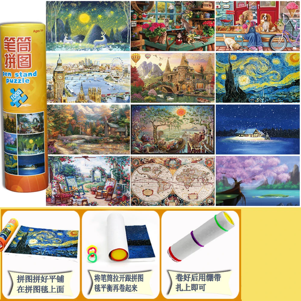 

1000 Pieces Jigsaw Puzzles Educational Toys Educational Puzzle Toy for Kids/Adults Christmas Halloween Gift