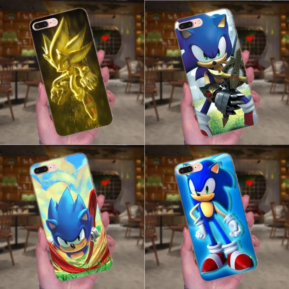 

For Xiaomi Redmi Note 2 3 3S 4 4A 4X 5 5A 6 6A Pro Plus TPU Cell Phone Cases Sonic The Hedgehog Series