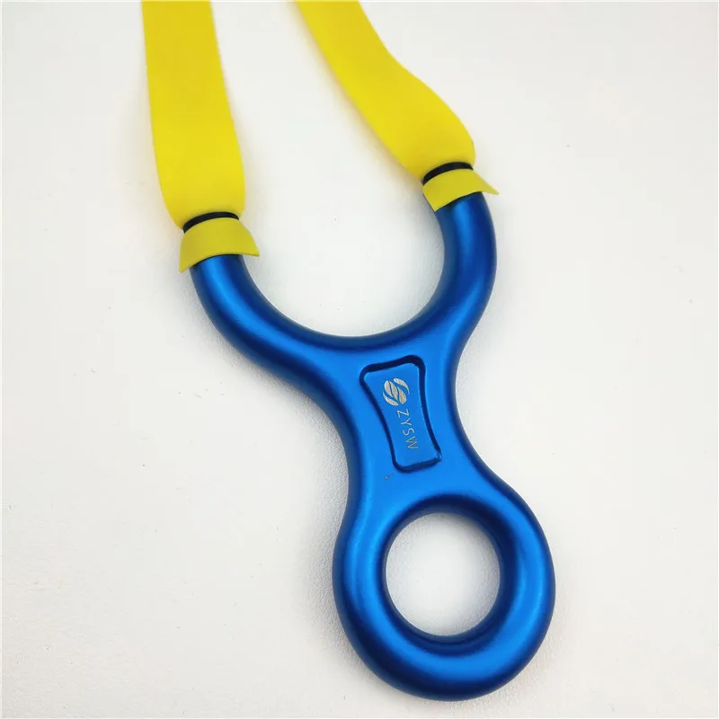 Powerful New stainless steel quick installation rubber band slingshot flat leather bow precision aiming point Slingshot
