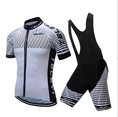 Мужской спортивный комплект Джерси для велоспорта, гелевая накладка, одежда для велоспорта, Мужская одежда для горного велосипеда, нагрудник, шорты, комплект спортивной одежды - Цвет: COLOR 6