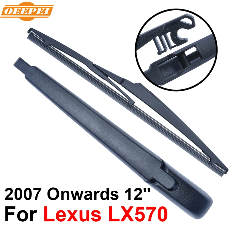 QEEPEI Rear Wiper Blade and Arm For Lexus LX570 2007 Onwards 12'' 4 door SUV High Quality