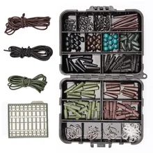 Карп Рыболовные Снасти Комплект Box свинца зажимы/бусины/Крючки/трубы/Вертлюги травля терминала буровые установки ловли карпа снасти набор инструментов аксессуары