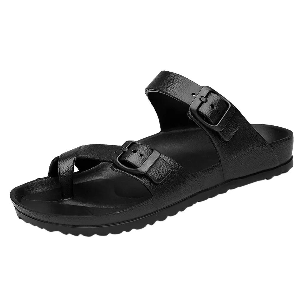 

Summer casual couple fashion flat sandals men and women large size soft bottom flip flops unisex slippers beach shoes chaussons