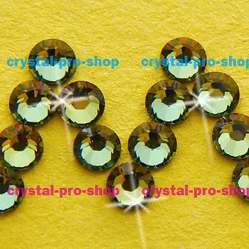 

GENUINE Swarovski Elements ( ss12, 3.2mm ) ( 720 pieces ) Tabac ( TAB ) 12ss Iron on Flatback Crystal Beads Hotfix Rhinestones