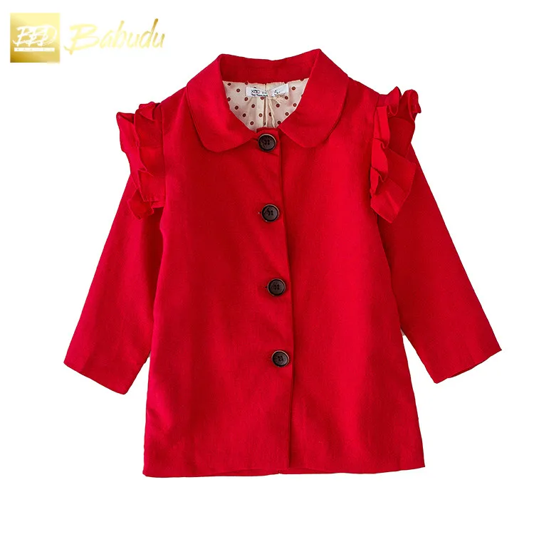 

The new girl in all-match simple windbreaker long sleeved jacket lapel tops