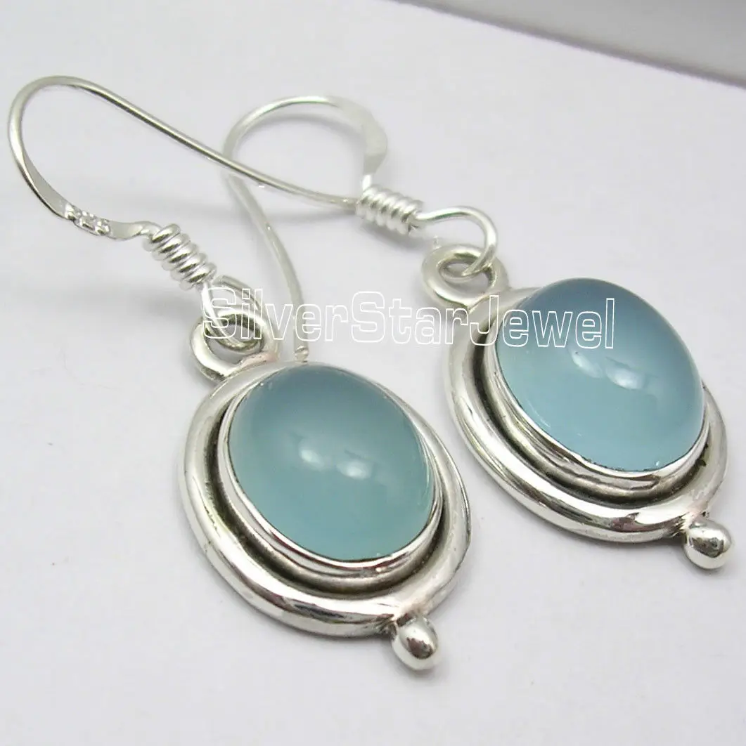 

Silver GARNET LOVELY Dangle Earrings 3.4CM Religion Jewelry Variation