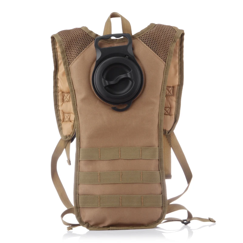 

2.5L TPU Tactical Outdoor Camouflage Bottles Cage Camping Hiking Hunting CS Military Sports Camo Water Backpack Bag With Bladder