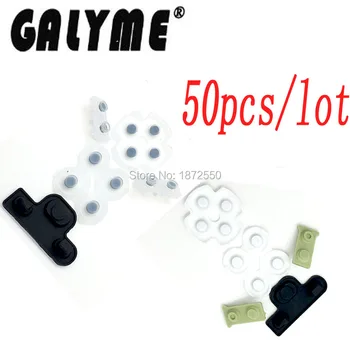 

50sets/lot Hot For ps3 Controller conductive rubber for Playstation 3 Soft Rubber Silicon Conductive Button Pad Replacement