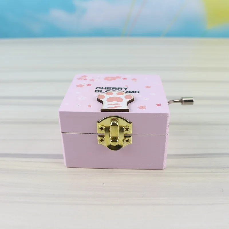 

Creative Music Box Of Cat Claw Antique Carved Wooden Hand Music Box Beauty Christmas Gift New Year Gift Birthday Gift