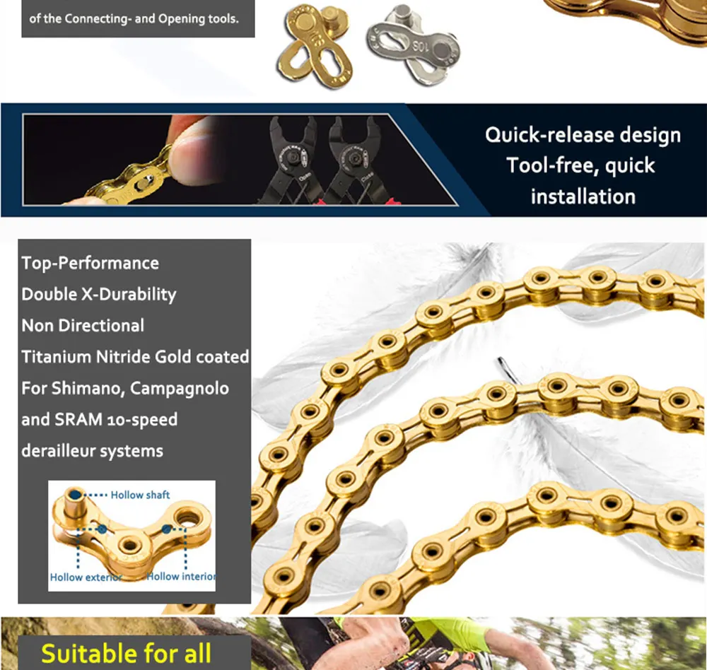 Best KMC Z410 1/8 Single Speed Chain Fixed Gear bicycle Chain 112L Urban Leisure Bike Folding Bike Chain Multi-Color  Bike Chain 390g 5