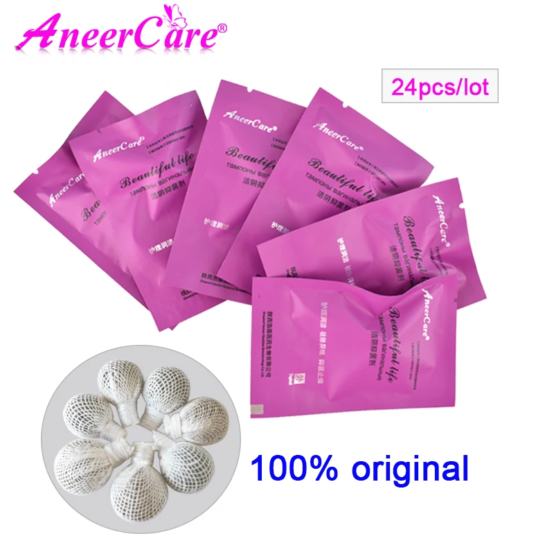 

24pcs Chinese Medicine Swab Vaginal Tampon Discharge Toxins yoni Feminine Hygiene Gynecological Cure Care Swab Tampons