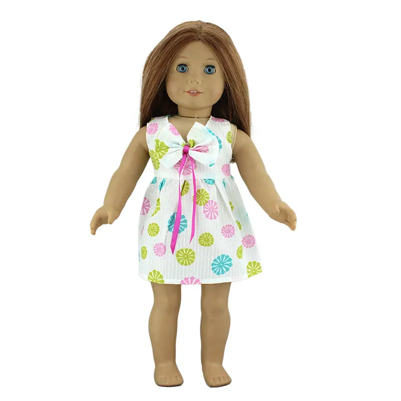 10 видов стилей на выбор платье подходит для куклы Американская девочка одежда 18-дюймовые куклы, рождественские подарки для девочек(только продаем одежду