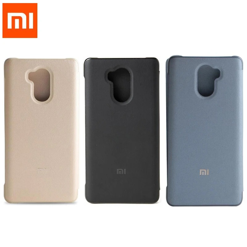Оригинальный чехол для Xiaomi Redmi 4 Pro Prime Роскошные Флип-чехлы из искусственной кожи +
