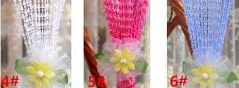 

party supplies, 100m/lot 9colors acrylic water drop crystal beaded garland strands chains of wedding chandelier hanging