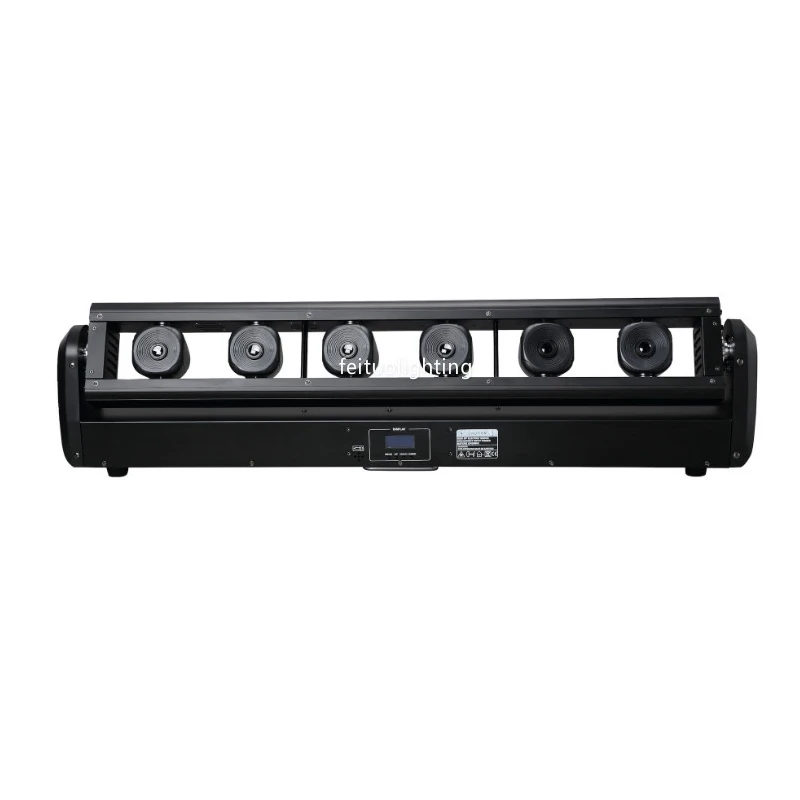 Новый лазерный луч с движущейся головкой 6 глаз RGB/красный/зеленый/синий цвет