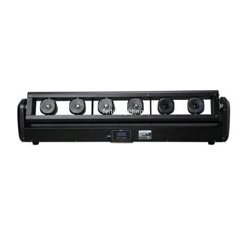 

New 6 Eyes Moving Head Beam Bar Laser Light RGB/Red/Green/Blue Color Laser Projector Sound Active DMX DJ Disco Stage Laser Light