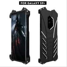 R-JUST Shockproof Drop-proof Luxury Doom Heavy Duty Armor Metal Aluminum Mobile Phone Case For Samsung Galaxy S9 S9 Plus