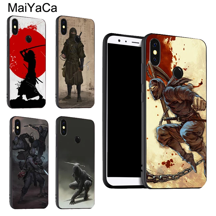 

MaiYaCa Ninja Ninjutsu Art Japan Phone Case For Xiaomi Mi 8 9 6 6Plus Max3 F1 For Redmi Note 7 5A 4X 5 6 Pro 6A S2 Coque