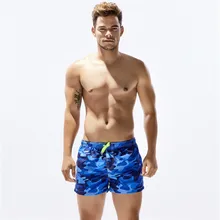 Мужские шорты летние пляжные шорты, мужские плавки быстросохнущие камуфляжные плавки гей пляжные шорты удобные купальники