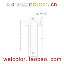 Customized Quality Transparent 13mm Long T shape hollow silicone rubber Connector Parts OD 4mm 5/32 4 4.0 MM ID 2mm 5/64 2 MM connector gardena t shaped 13 mm home