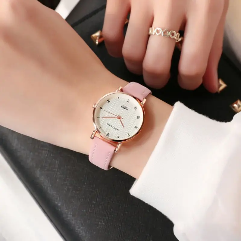 

2019 Exquisite and Simple Style Ladies Watch Luxury Fashion Quartz Watch Fashion Leather Ladies Watch 2019 Hot Sale