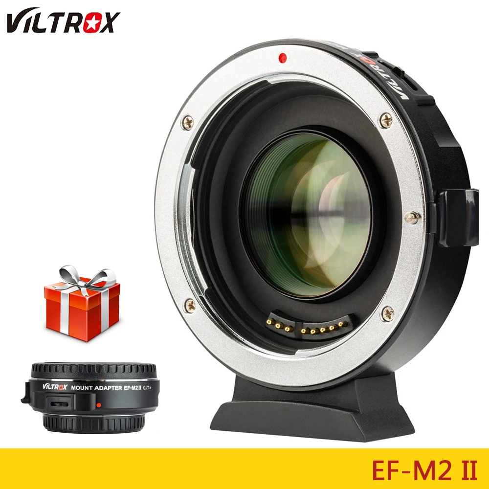 VILTROX EF M2 II AF Автофокус EXIF 0.71X уменьшение скорости бустер адаптер объектива для Canon
