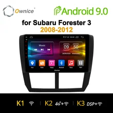 Ownice K1 K2 K2 Octa 8 Core 2 din Android 9.0 Car DVD radio GPS Navi Lettore Radio Per Subaru forester 3 XV WRX 2008 2009-2016