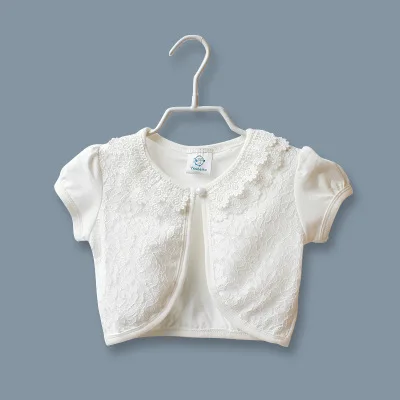 Baby Girl Outerwear Cotton White Baby Jacket Cardigan Sweater for Weddings 2019 Baby Clothes For 3 to 20 Years Old Baby Girl Outerwear Cotton White Baby Jacket Cardigan Sweater for Weddings 2019 Baby Clothes For 3 to 20 Years Old