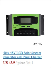 Tracer 50/60/80/100A со слежением за максимальной точкой мощности на солнечной батарее с Зарядное устройство 12V 24V 36V 48V EPEVER MT50 WI-FI Bluetooth ПК Связь мобильного телефона